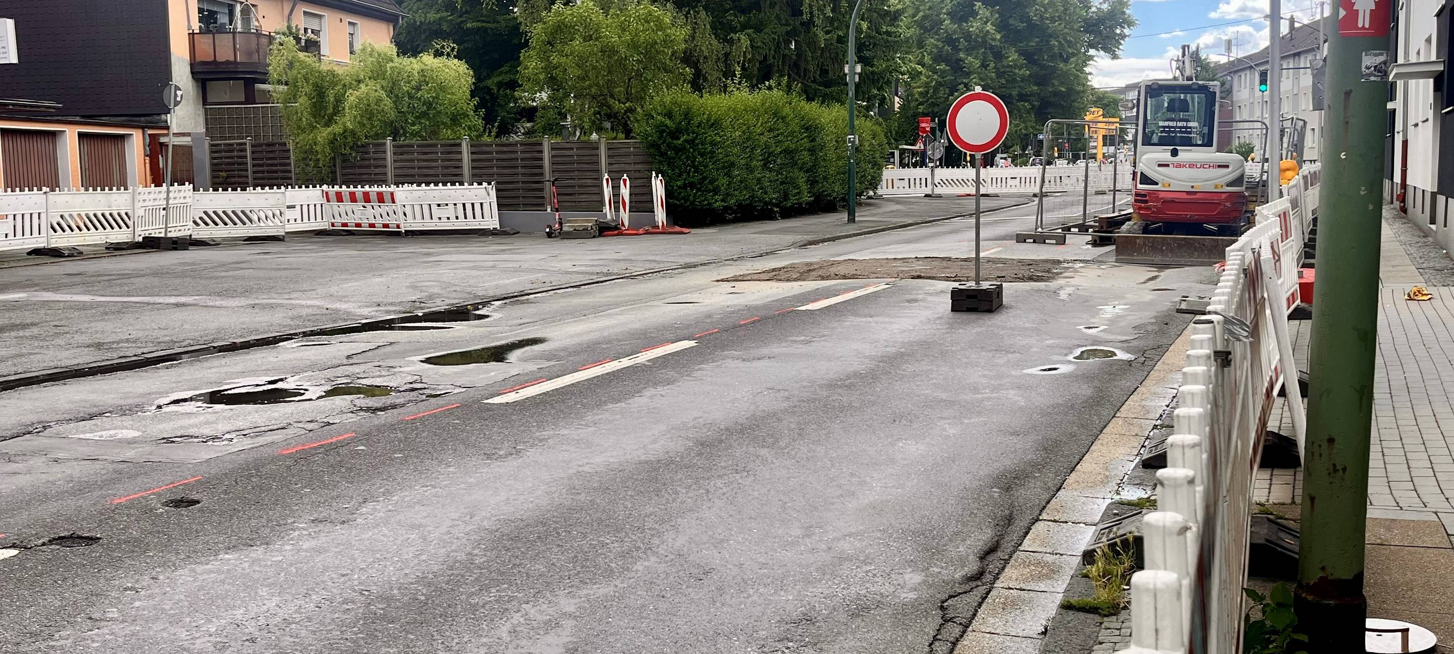 Tagebruch in Essen - wichtige Straße gesperrt!