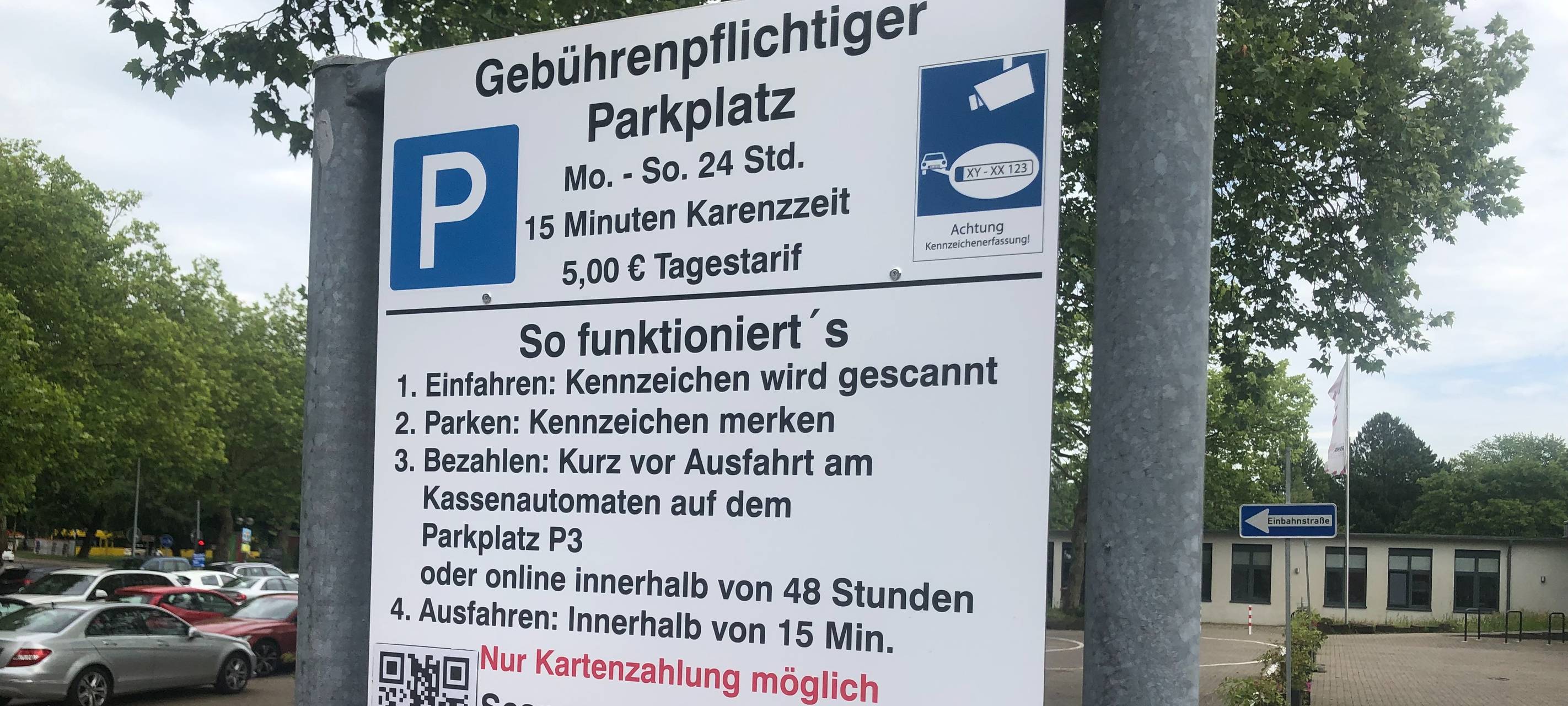 Parken am Revierpark Nienhausen kostet jetzt Geld