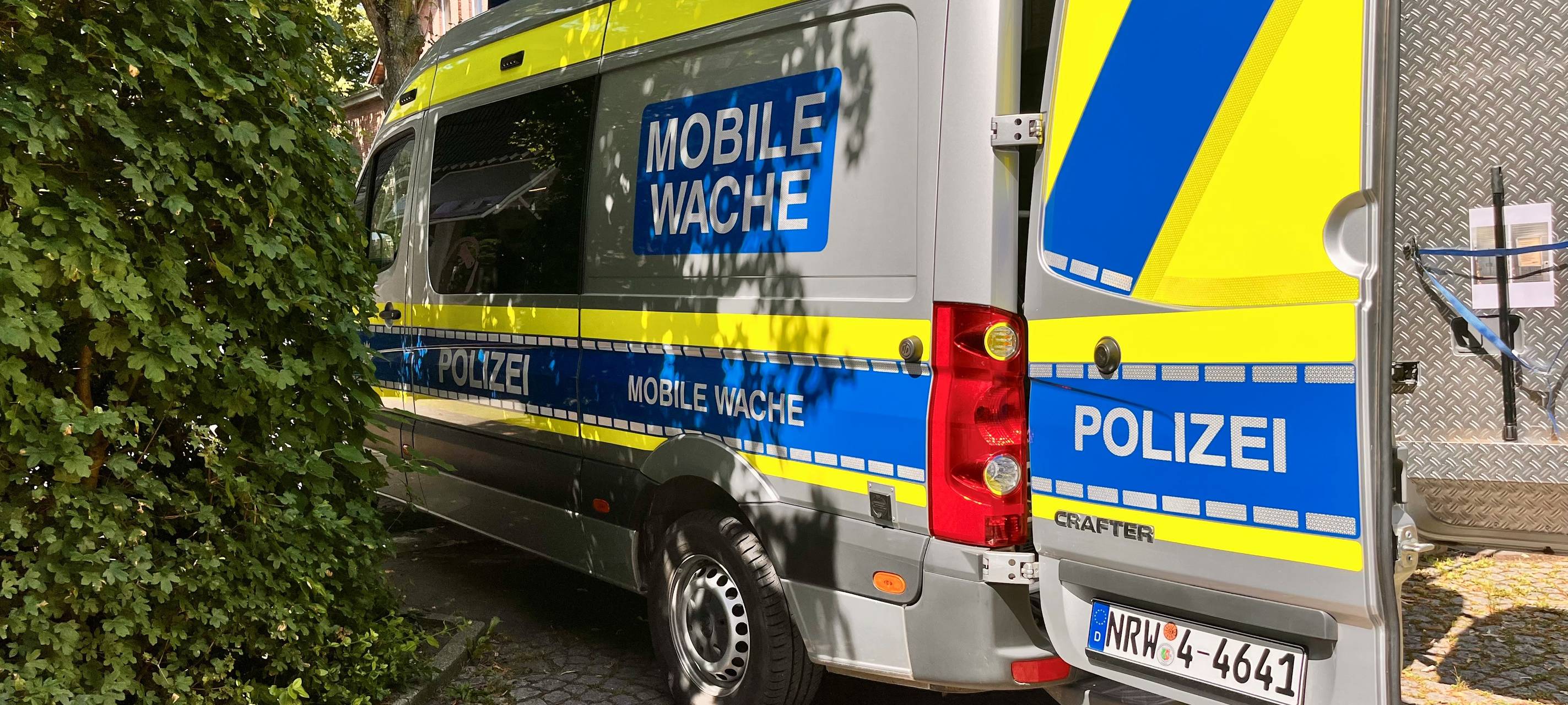 Polizei Essen mit neuer mobiler Wache