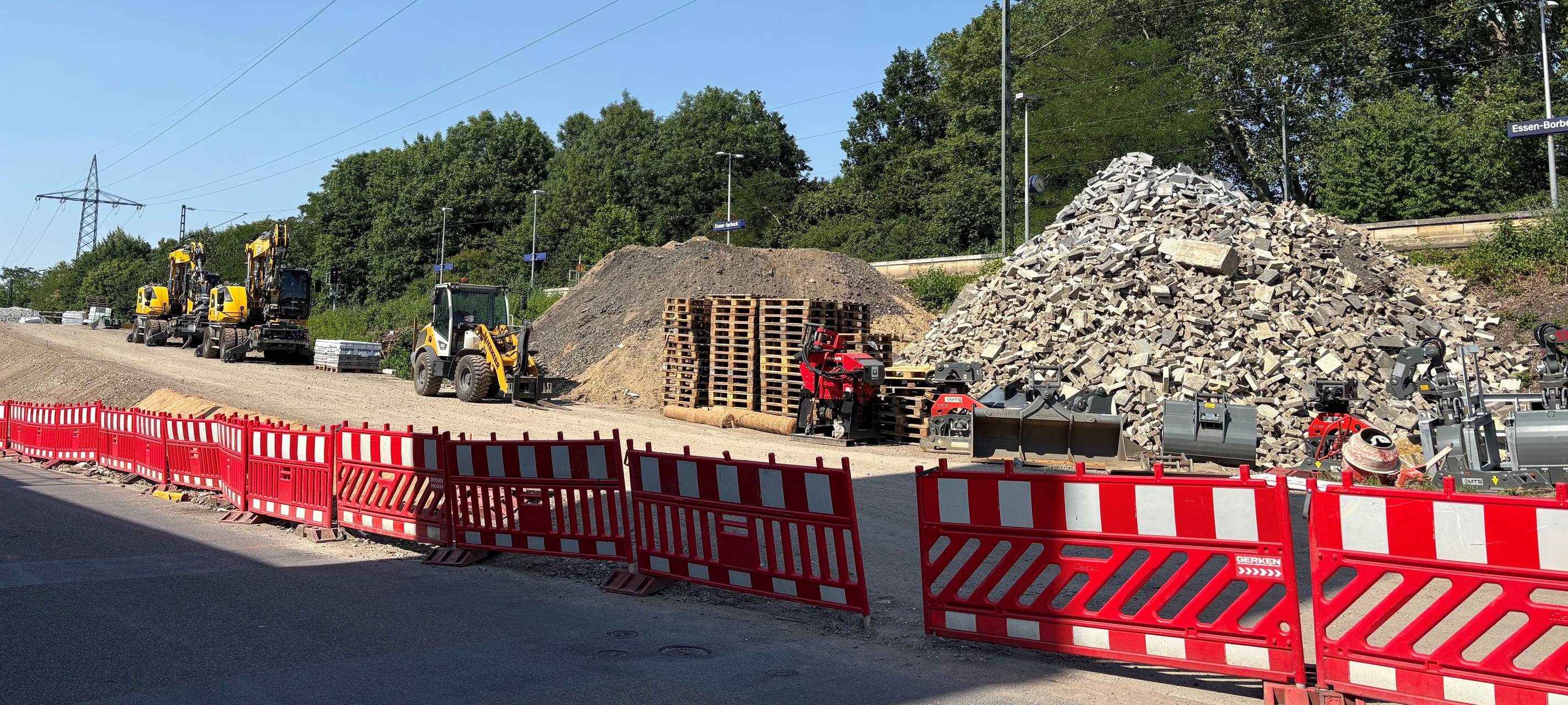 Baustopp in Essen an S-Bahnhof - Anwohner ärgern sich