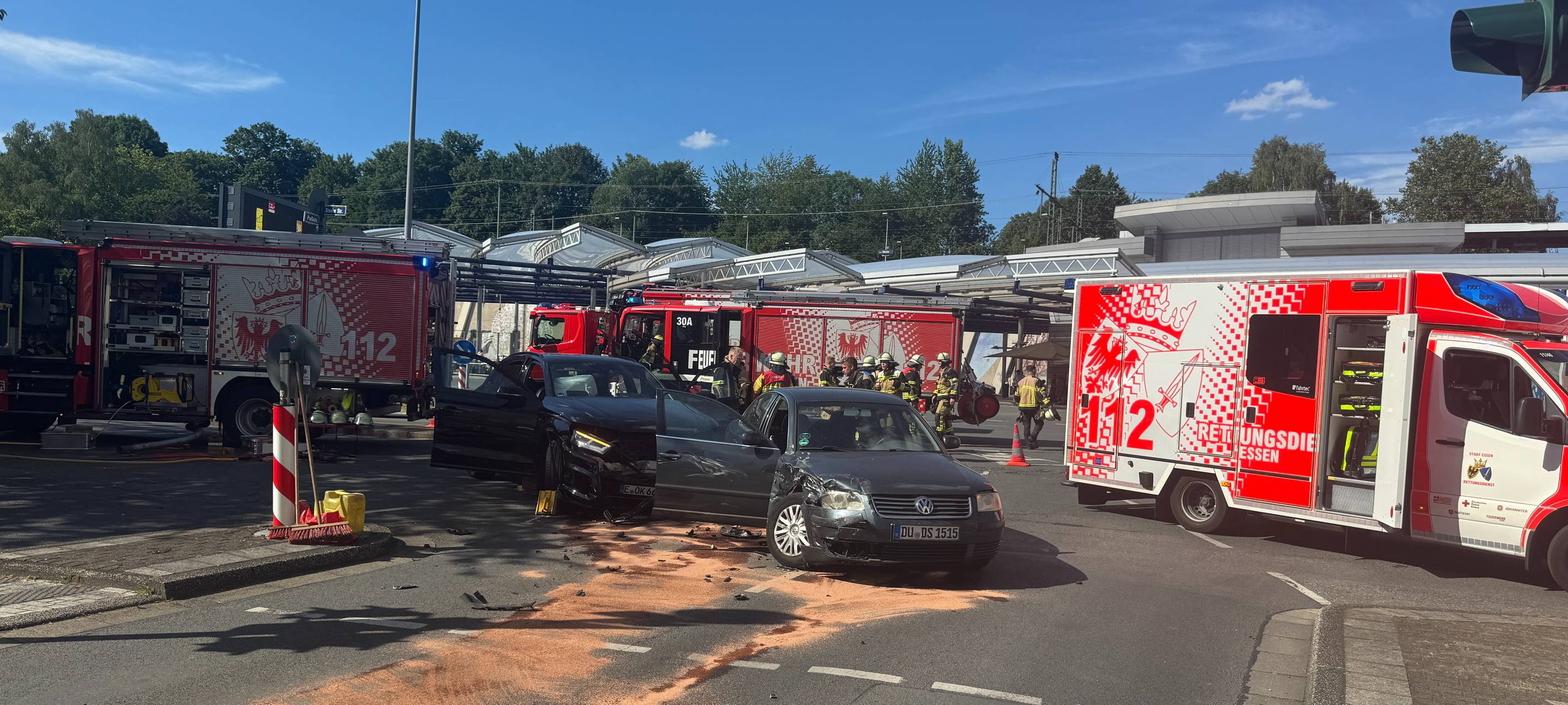 Unfall in Essen - Eine Person schwer verletzt