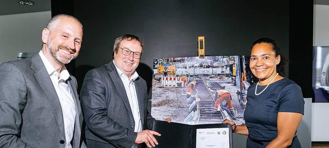 Ruhrbahn macht in Essen Gleise und Weichen neu