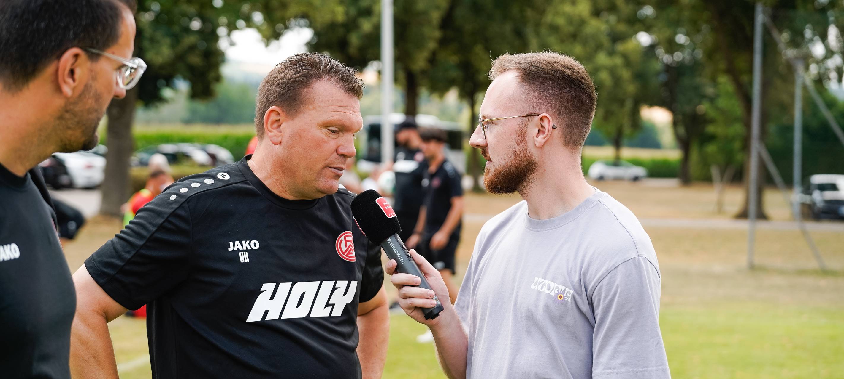 Uwe Koschinat im Interview mit Radio Essen-Sportreporter Mario Arlt.
