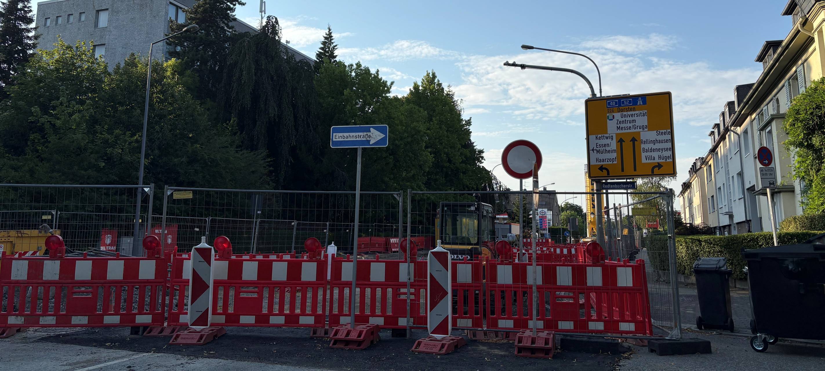 Baustelle in Essen - wie geht es weiter an der gesperrten Zeunerstraße?