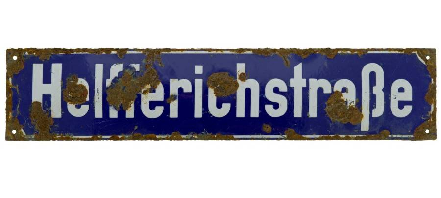 Archäologen in Essen finden Nazi-Straßenschild