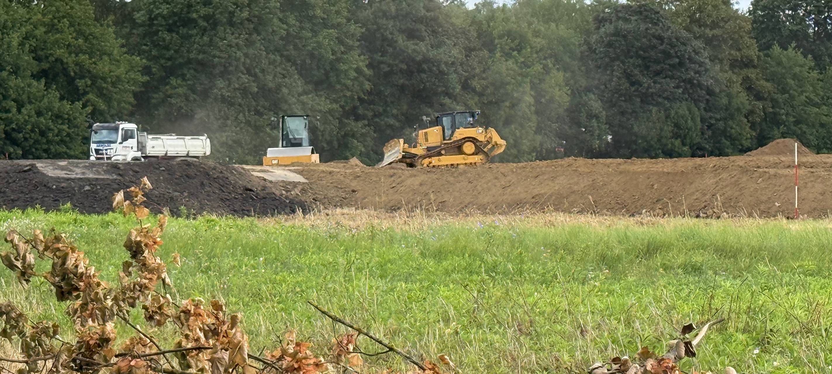 Schlammfeld in Essen Karnap: Anwohner wollen Baustopp
