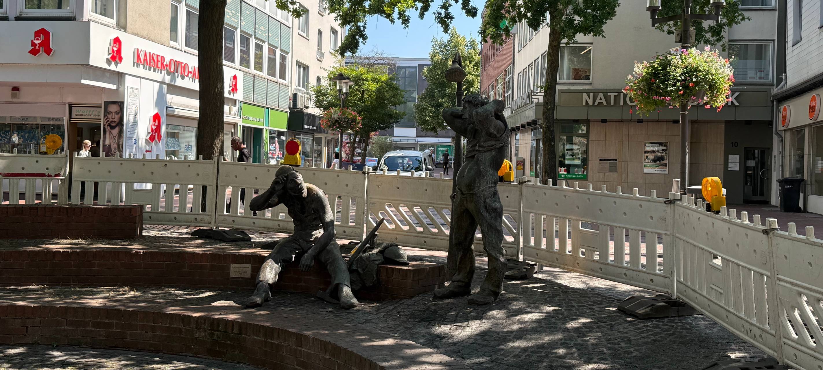 Brunnen in Essen immer noch trocken