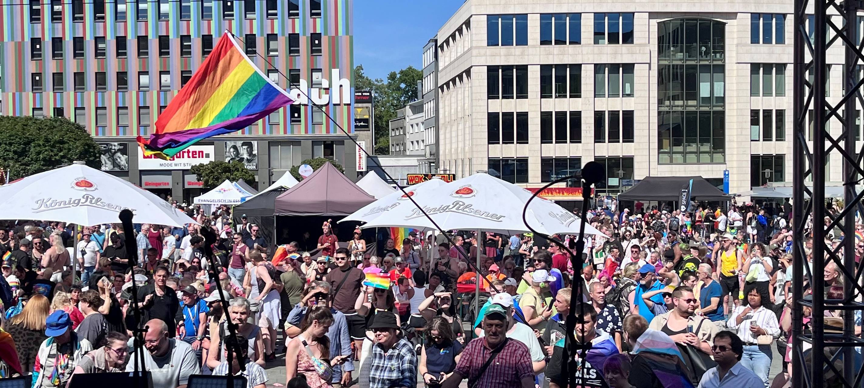 RuhrPride in Essen - Route und Programm 2026