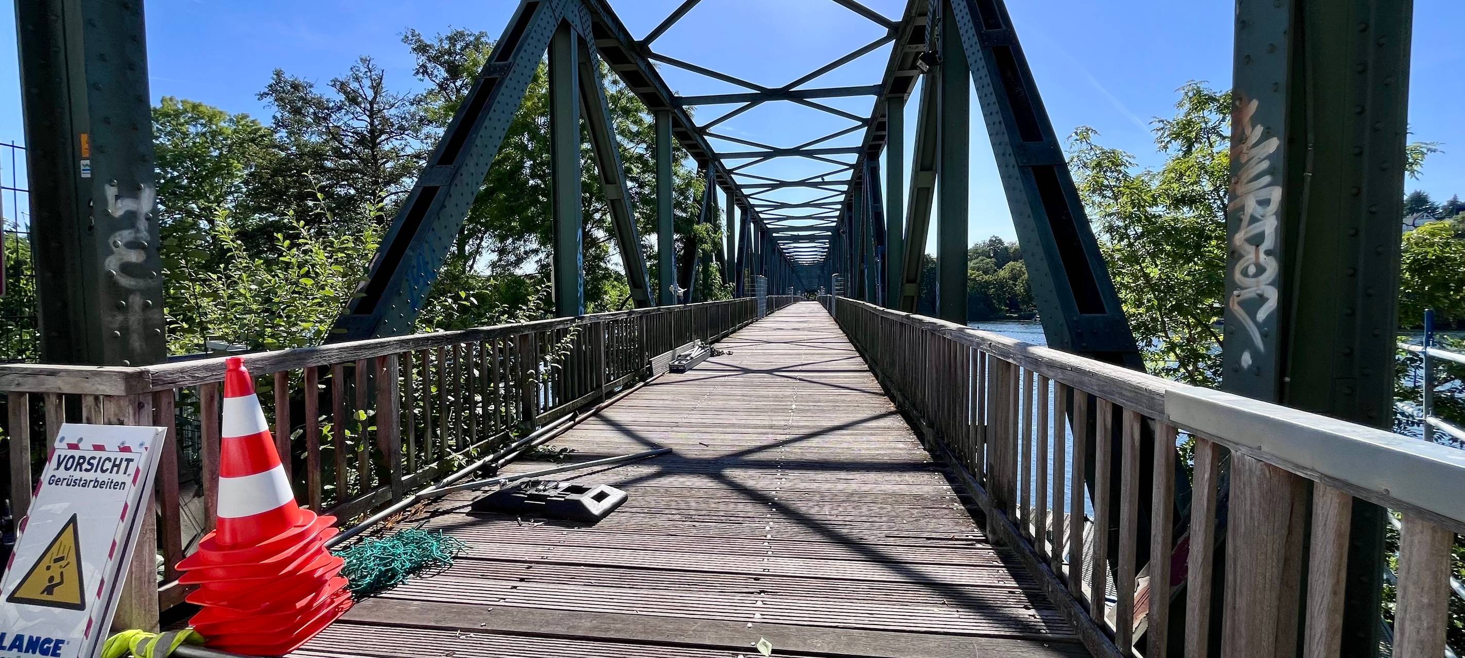 Beliebte Eisenbahnbrücke in Essen wird saniert