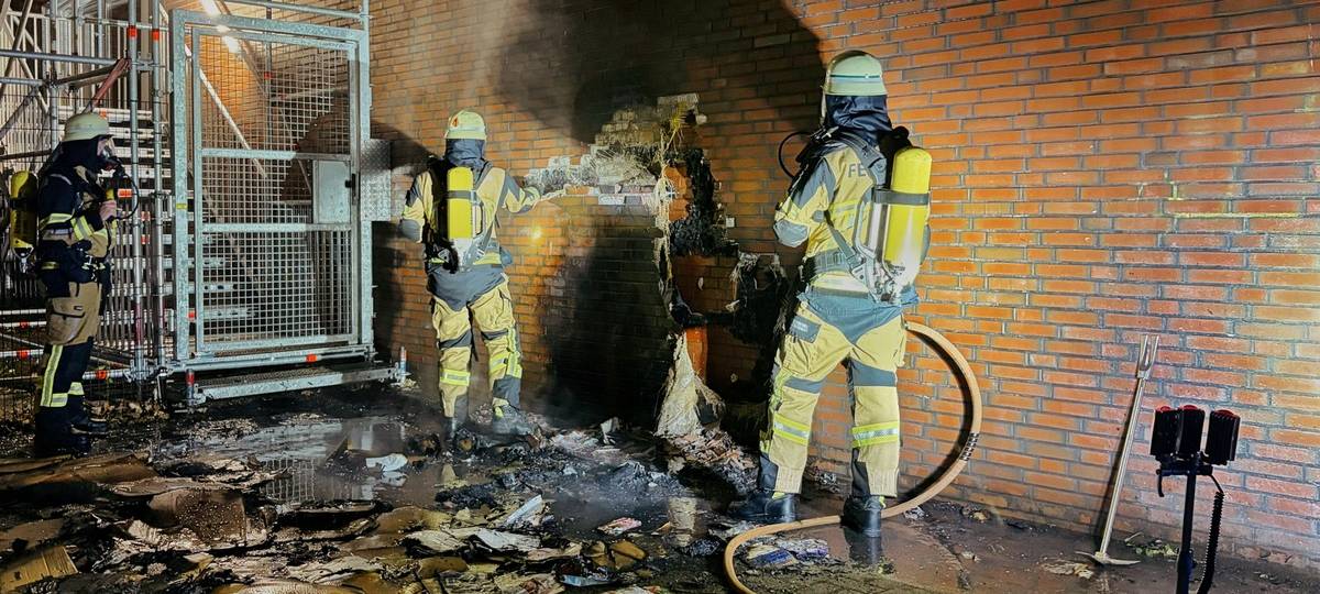 Brandserie in Essen: Feuerwehr mehrfach im Einsatz