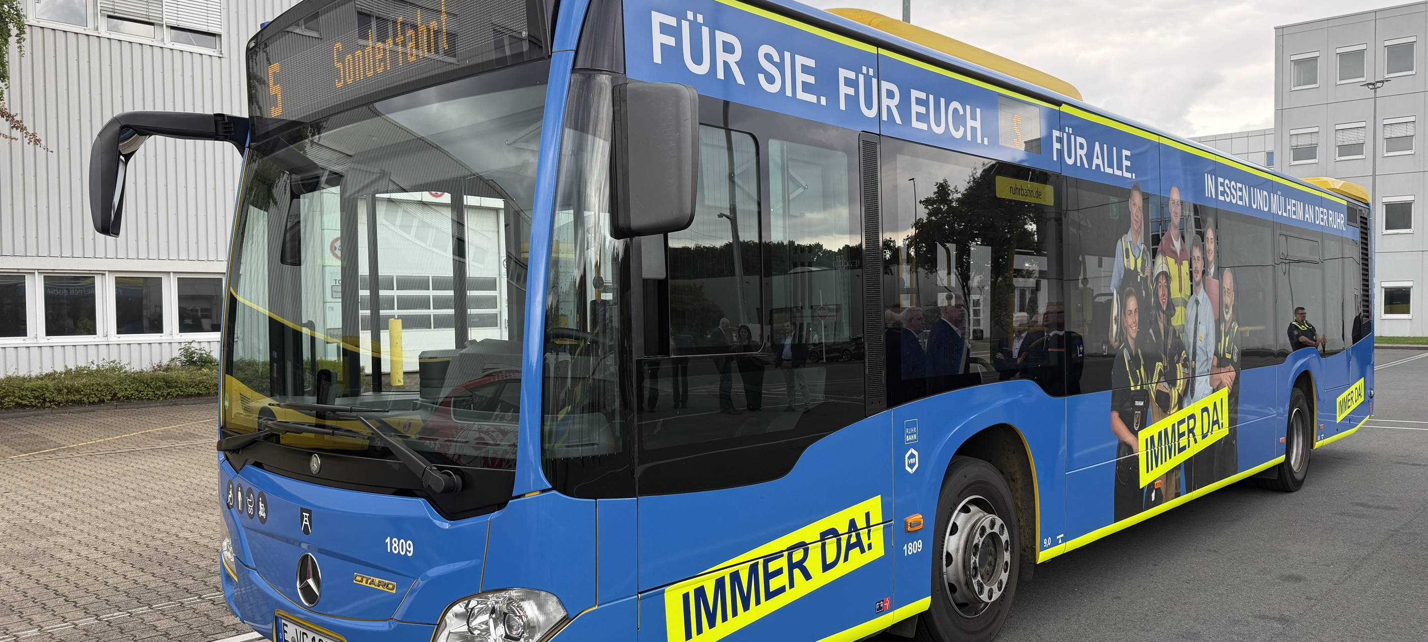 Neuer Bus in Essen - mit besonderer Botschaft