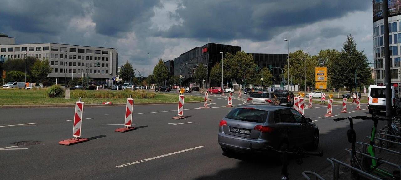 Ampelausfall am Berliner Platz in Essen