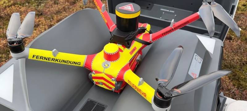 Feuerwehr in Essen testet automatische Einsatzdrohne