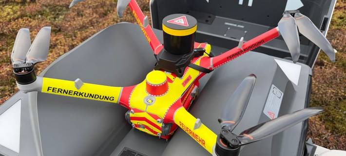 Drohne der Feuerwehr Essen