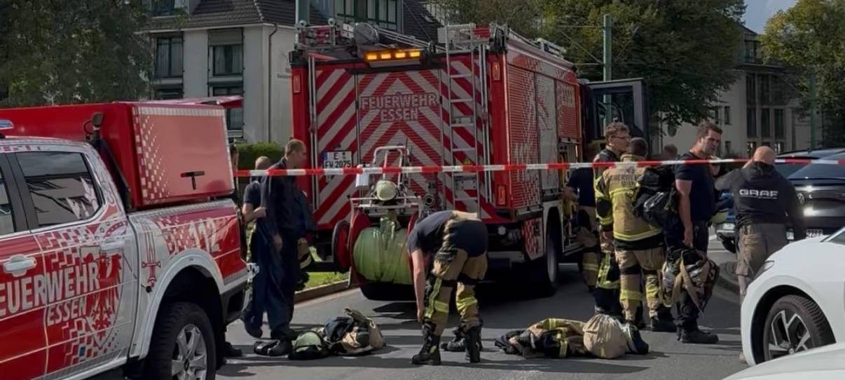 Gasleck in Essen - Feuerwehr evakuiert Anwohner