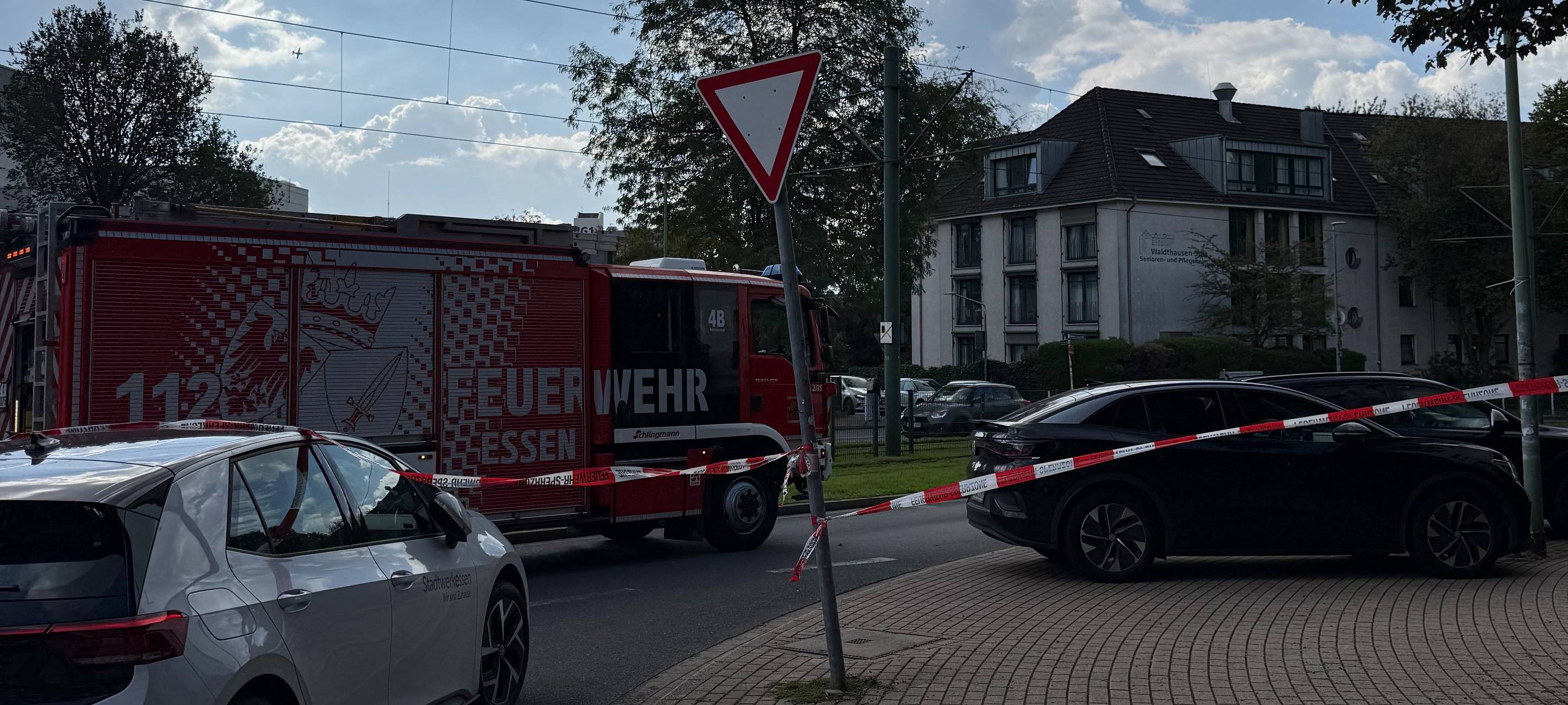 Gasleck in Essen - Feuerwehr evakuiert Anwohner