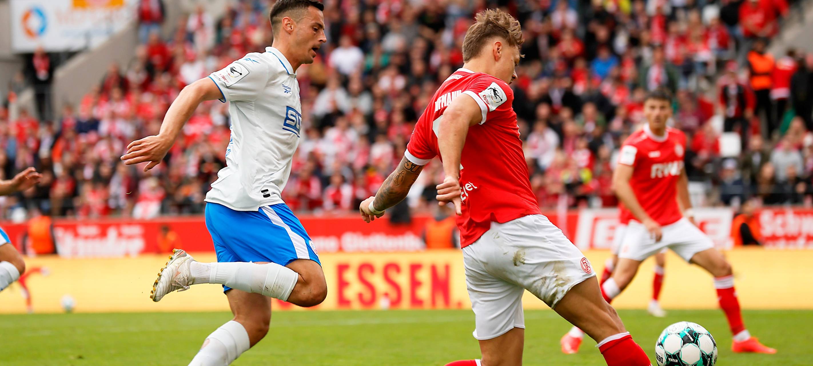 "Haben umgeswitcht auf Vollgas-Fußball" - Rot-Weiss Essen mit Remis gegen Rostock