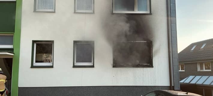Blick auf die Einsatzstelle Foto: Feuerwehr Essen