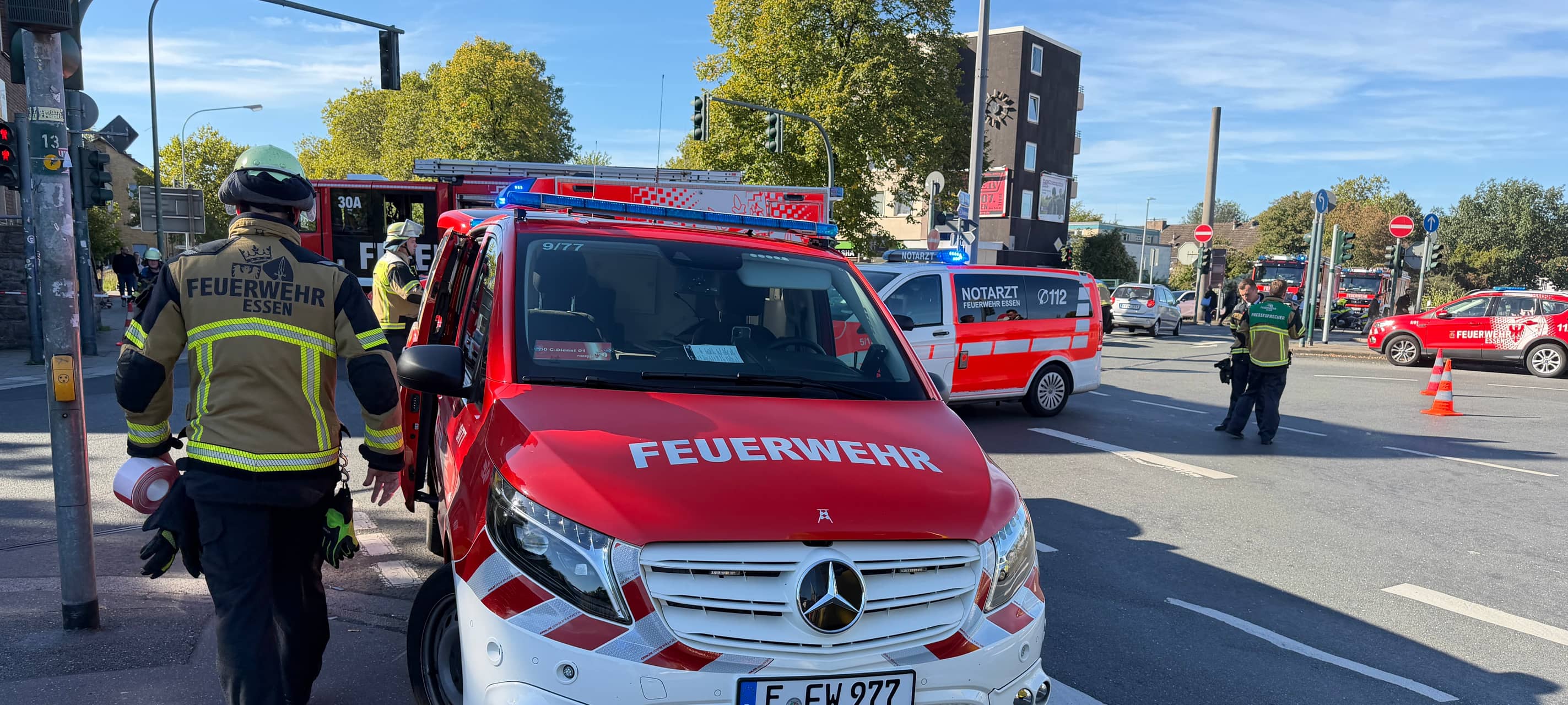 Schwerer Unfall in Essen