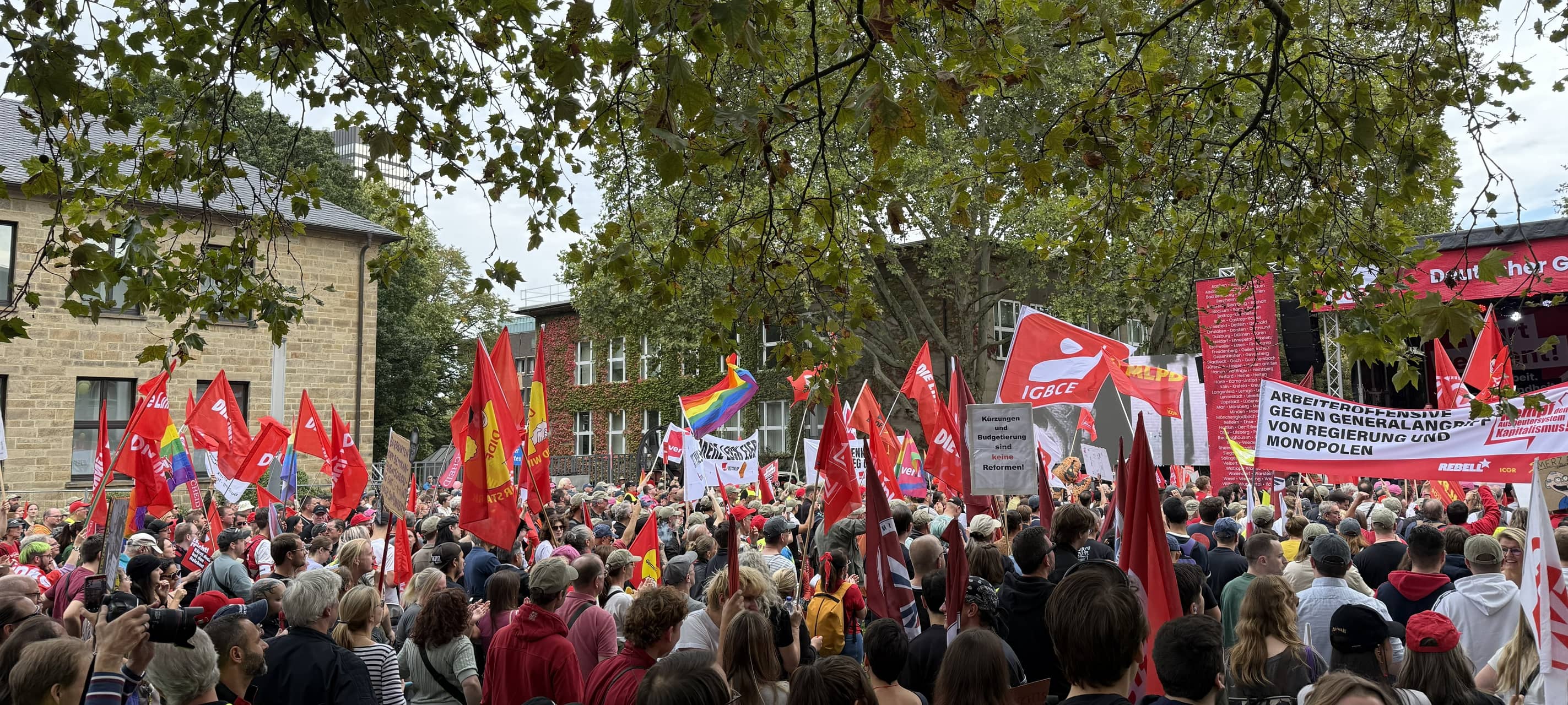 Über 10.000 Leute bei Demo in Essen