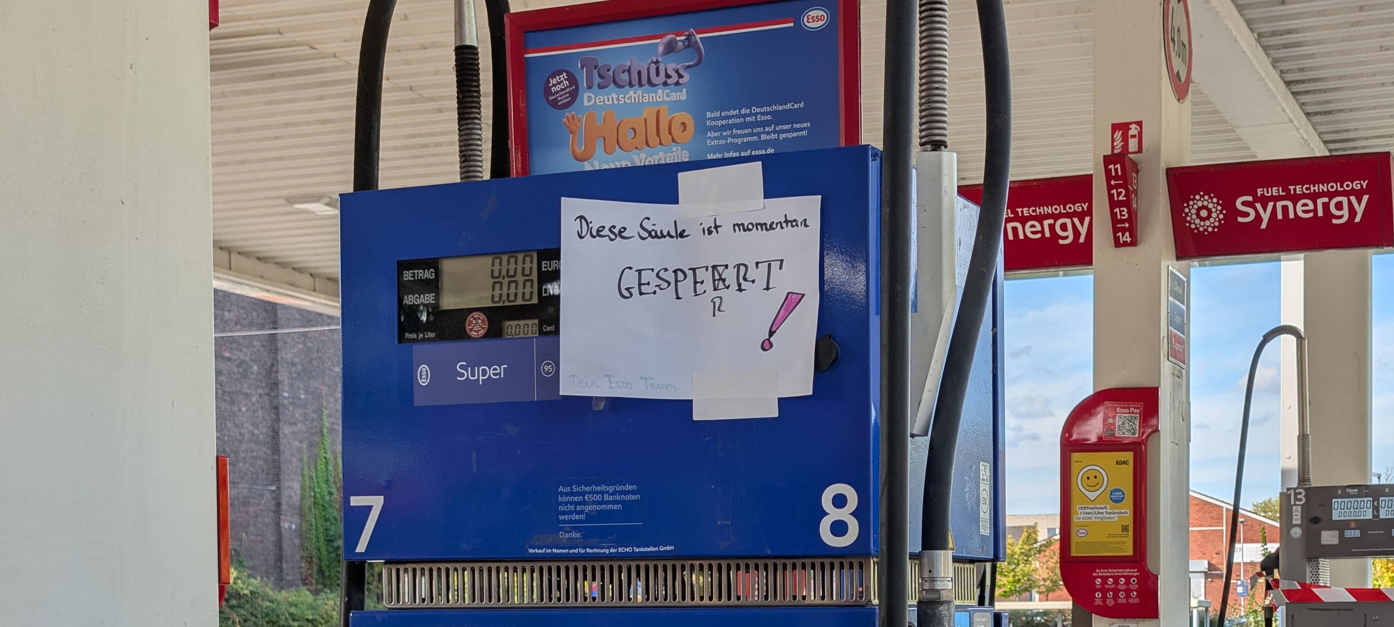Tankstellen in Essen leergetankt