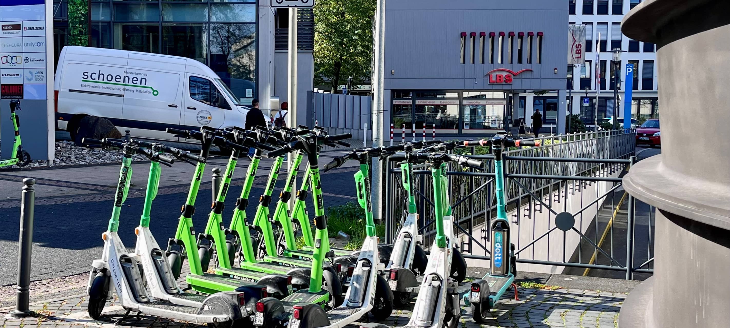 Leih-E-Scooter in Essen: Wie gut funktionieren die Parkzonen?