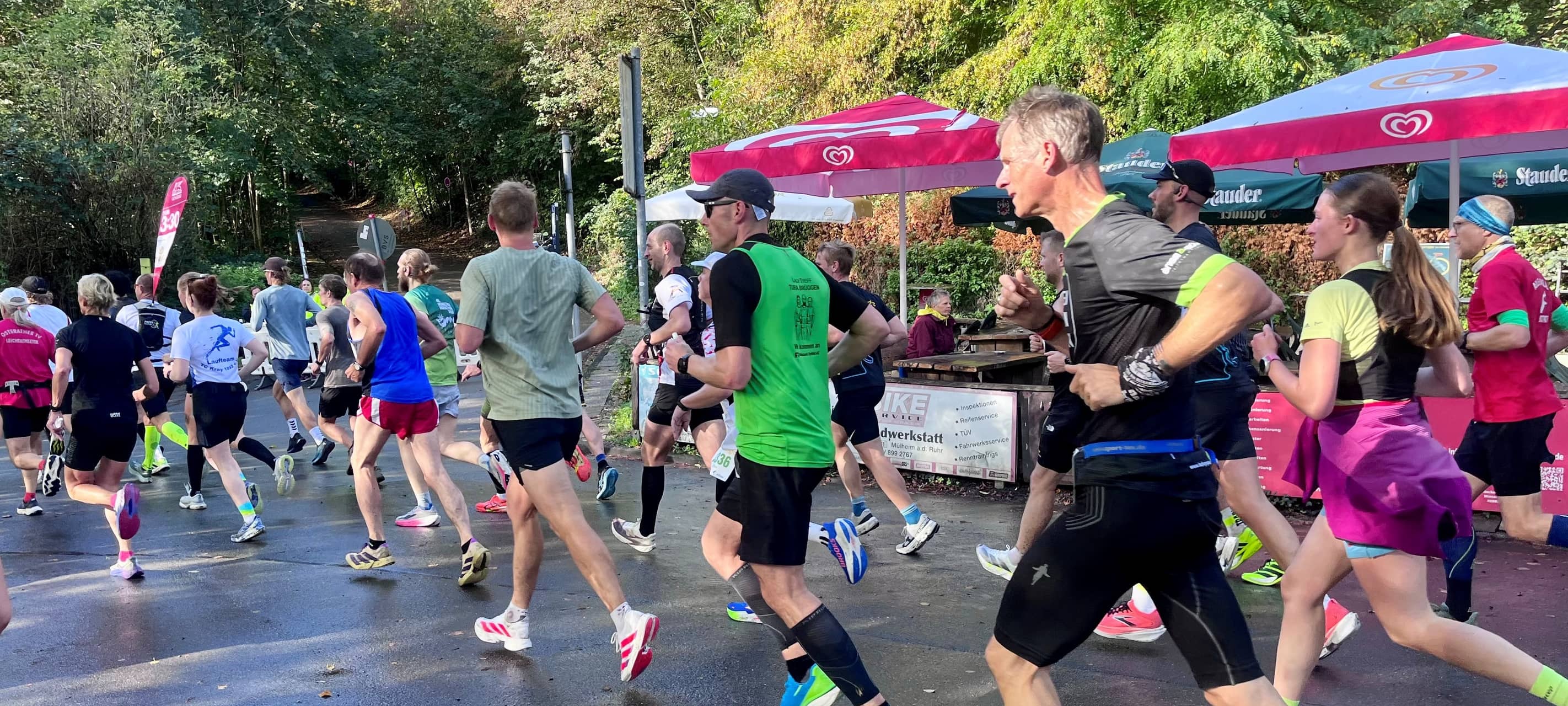 Marathon in Essen - zwei Runden um den Baldeneysee