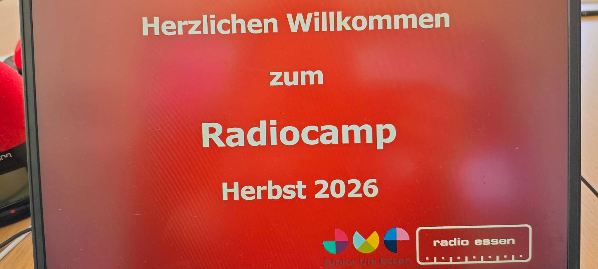 Radiocamp mit Radio Essen und der Junior Uni