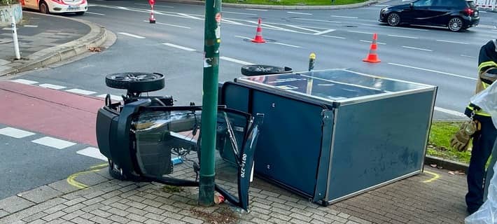 Blick auf das Lasten E-Bike