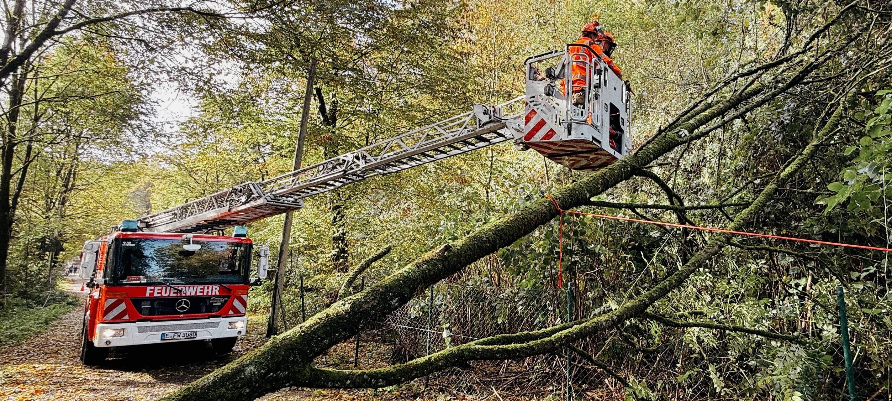 Sturm in Essen: Wo war die Feuerwehr im Einsatz?