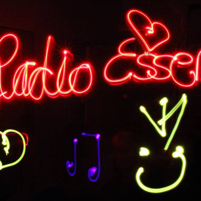 Radio Essen mit Light Painting geschrieben