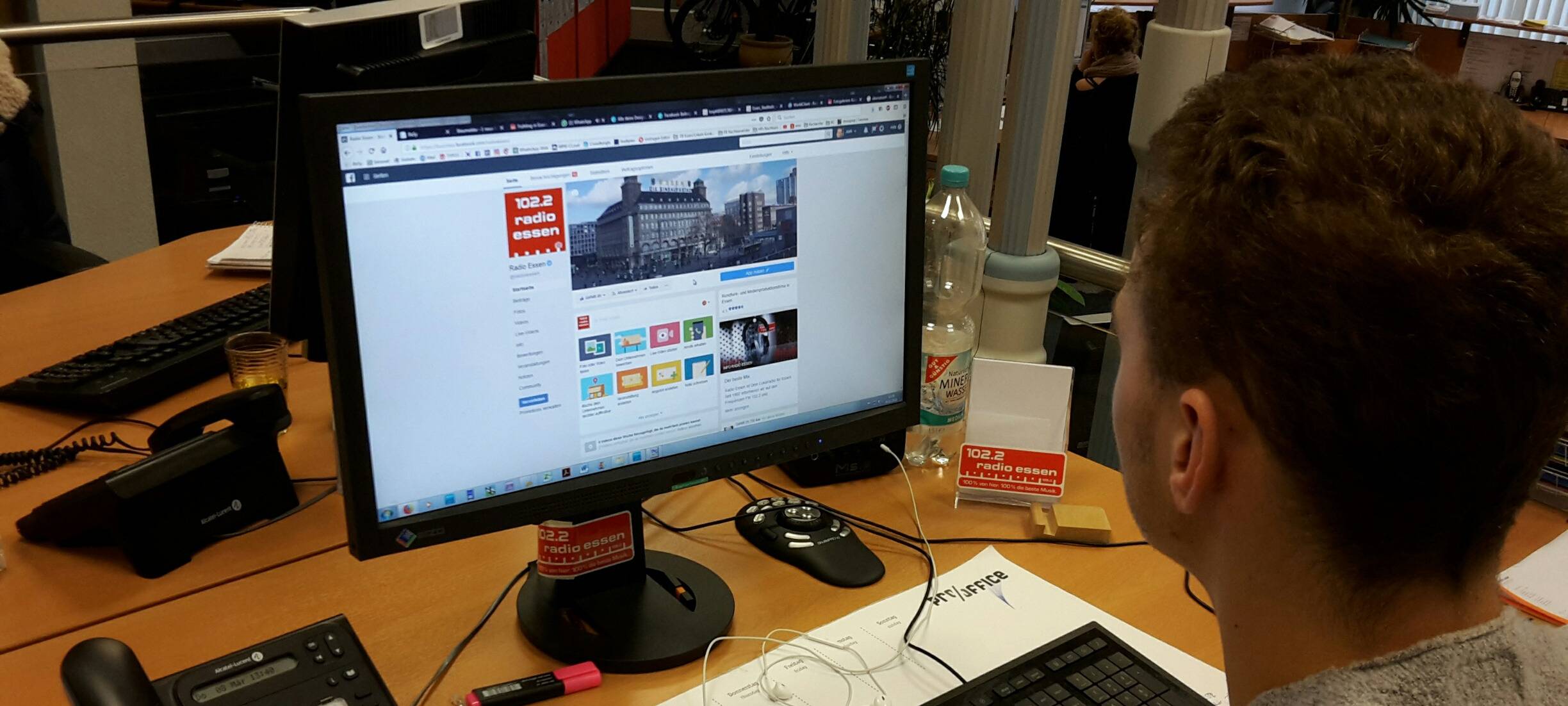 Onlineabteilung bei Radio Essen
