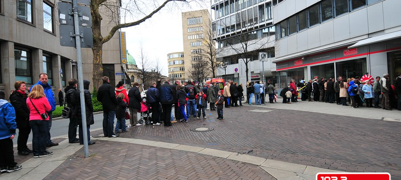 Lange Schlangen an Tag der offenen Türen bei Radio Essen