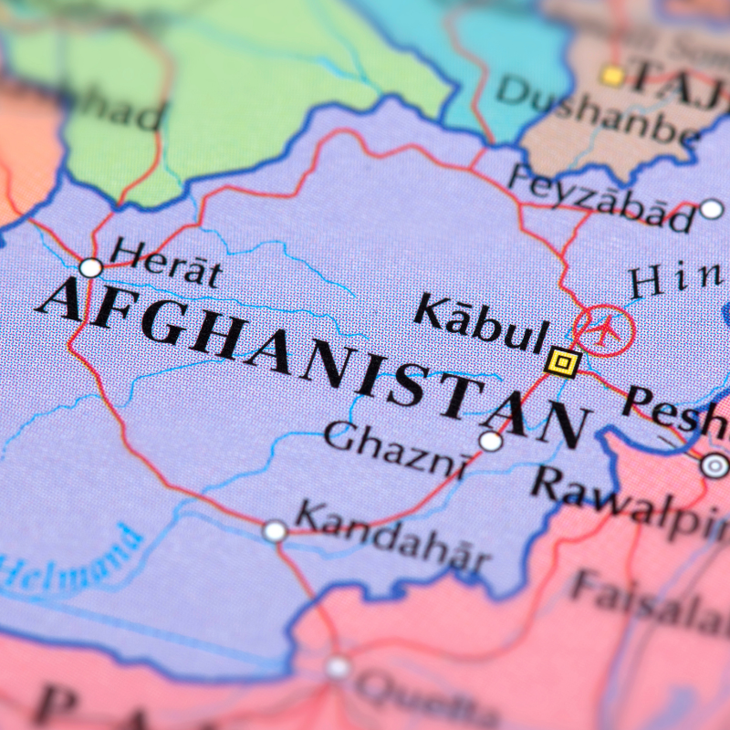 Karte von Afghanistan