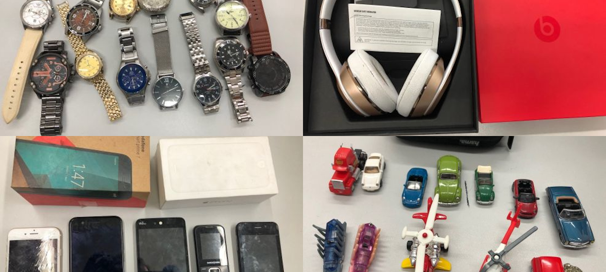 Polizei Essen sucht Besitzer von geklauten Handys, Kopfhörern und anderem Diebesgut