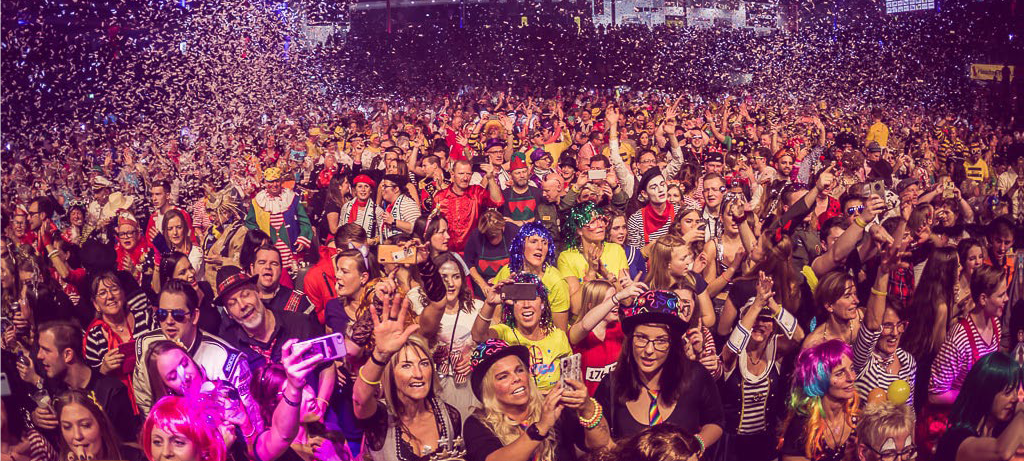 Essen: XXL-Karnevalsparty in der Grugahalle im November 2021