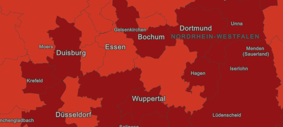 Die Corona-Zahlen in Essen entwickeln sich gut.