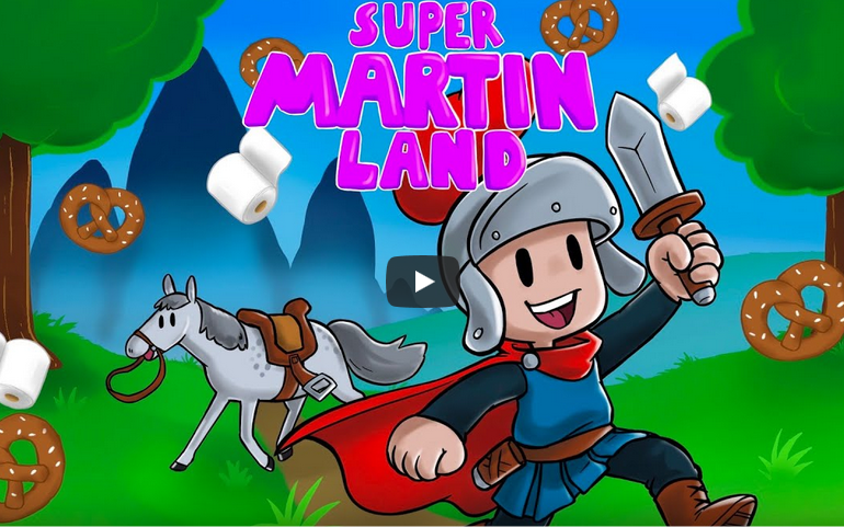 Super Martin als Videospiel zum Teilen vom Bistum Essen