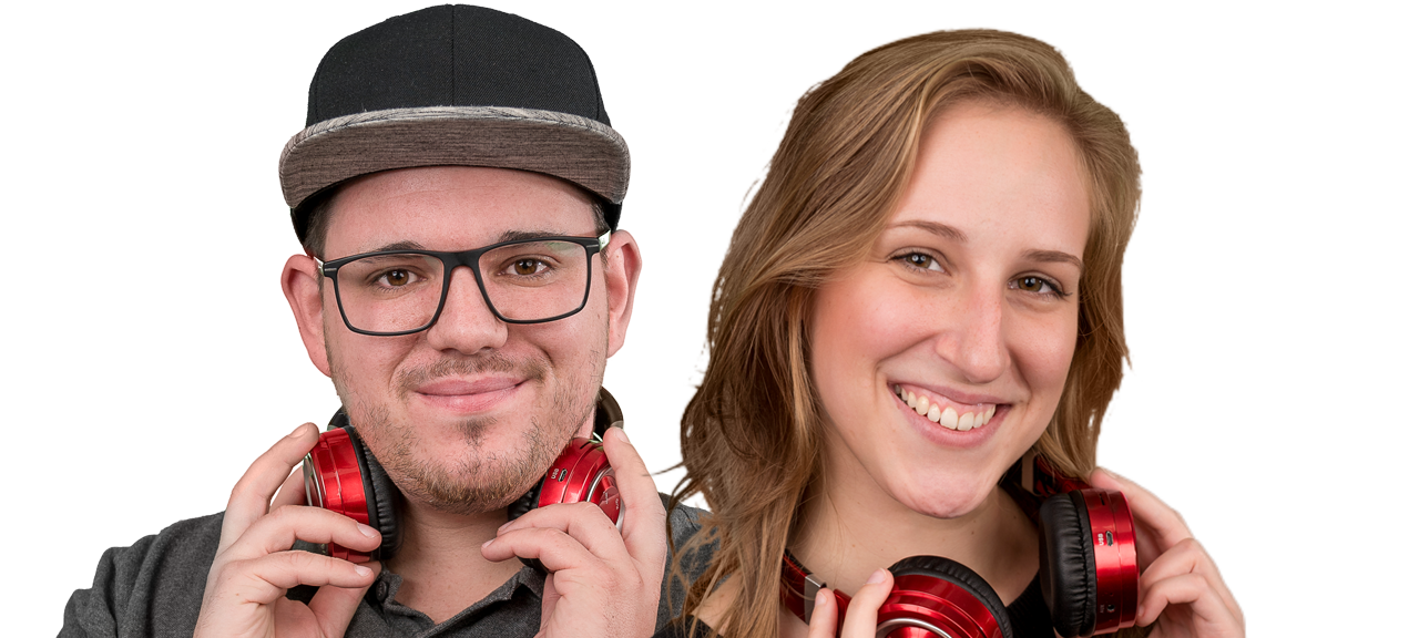 Porträtfoto von Larissa Schmitz und Tobi Bitter