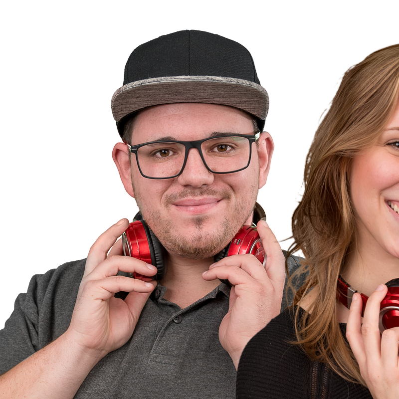 Porträtfoto von Larissa Schmitz und Tobi Bitter