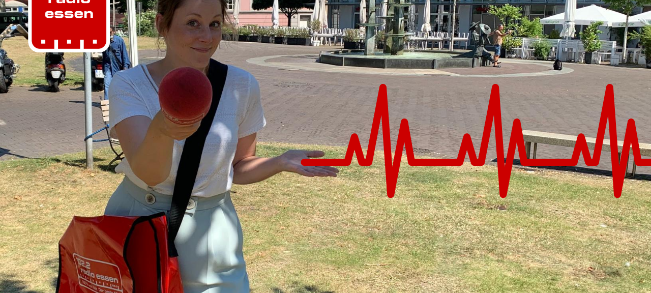Teresa Ledabyl von Radio Essen am Morgen ist in Essen unterwegs.