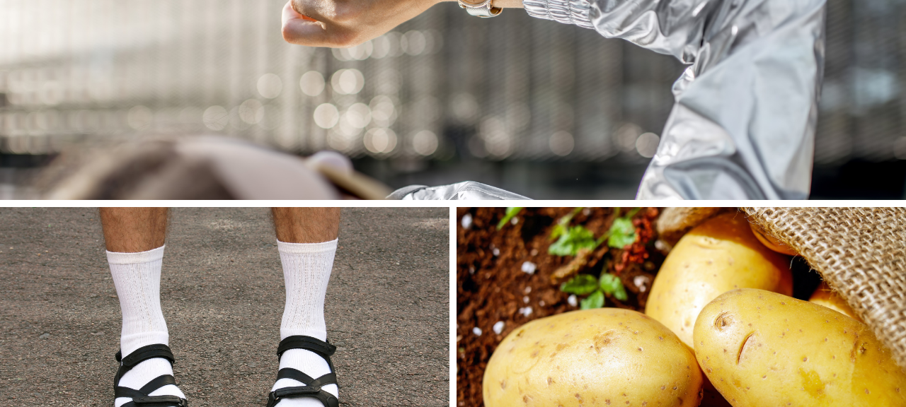 Typisch Deutsch: Pünktlich sein, Kartoffeln essen und Socken in Sandalen