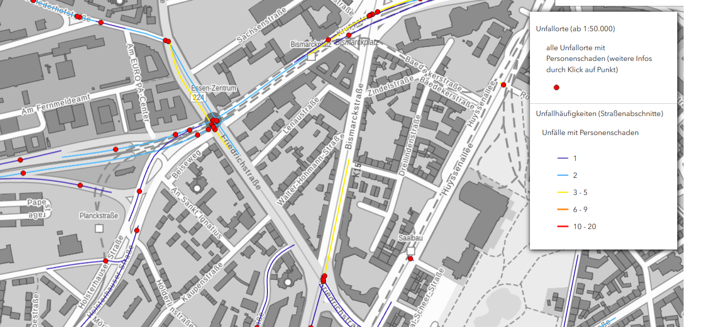 Essen hat eine der gefährlichsten Kreuzungen in ganz NRW