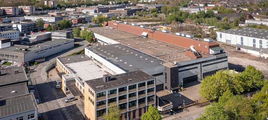 Ehemalige WAZ-Druckerei in Essen-Holsterhausen