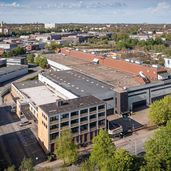Ehemalige WAZ-Druckerei in Essen-Holsterhausen