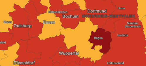 Inzidenz in Essen unter 50