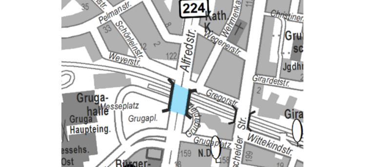 Brücke in Essen wird saniert - Sperrungen auf Hauptverkehrsstraße