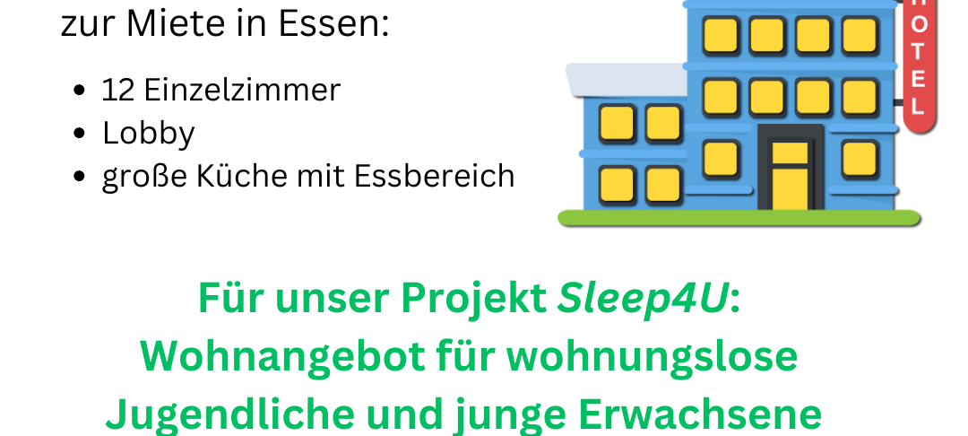 Neue Schlaf-Plätze in Essen für wohnungslose Jugendliche