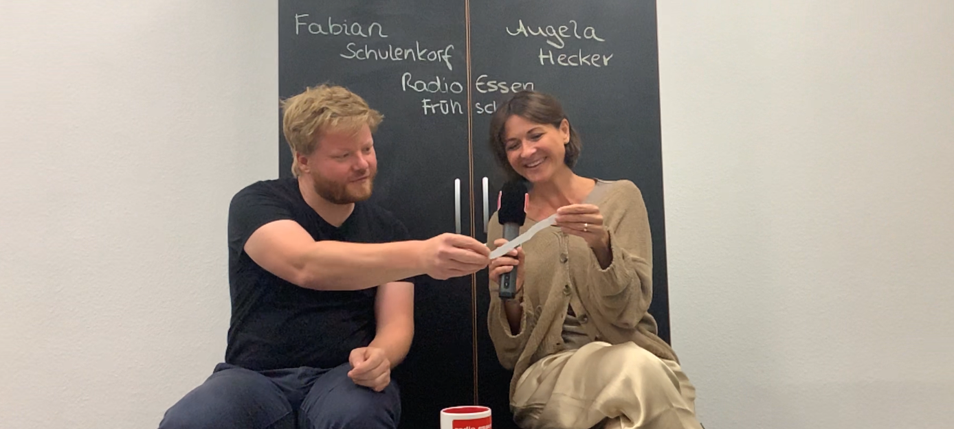 Radio Essen-Frühschicht: Fragen aus der Tasse an Angela und Fabian