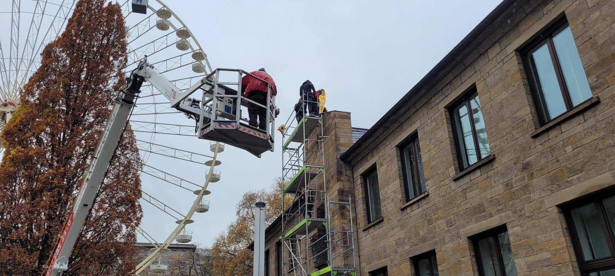 Essen: Goldener Mataré-Engel zurück auf Bischofshaus